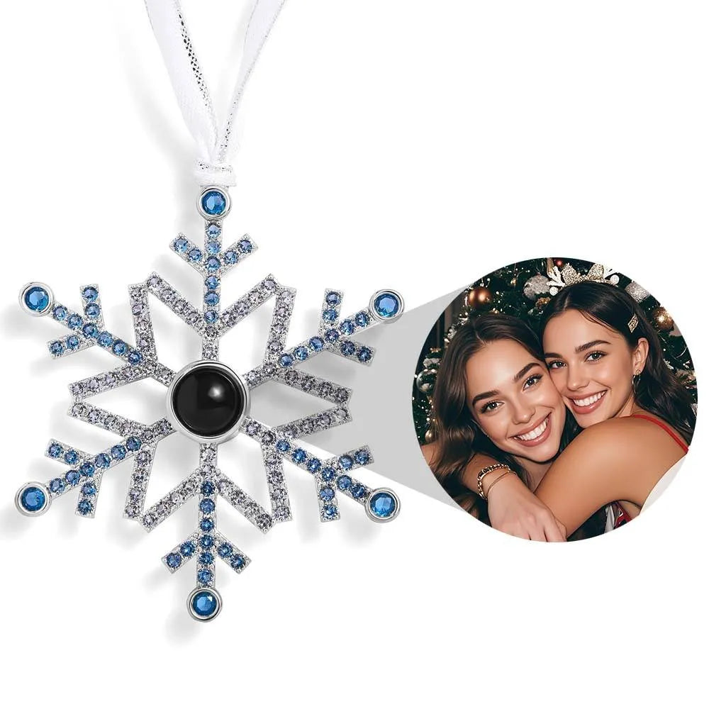 Personalized Custom Photo Christmas Projection Ornaments