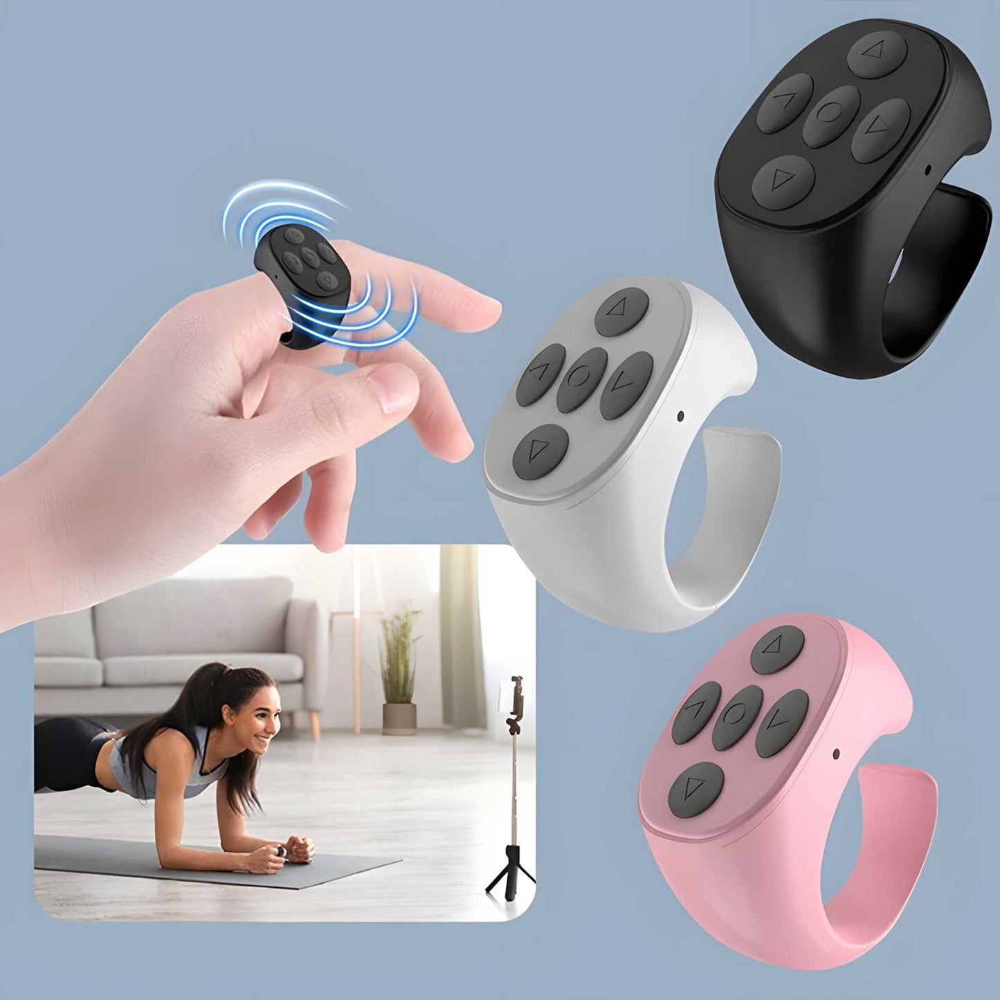 🎅YEAR-END CLEARANCE 70% OFF⏳Fingertip Wireless Bluetooth Remote Control